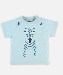 T-shirt manches courtes - Bleu