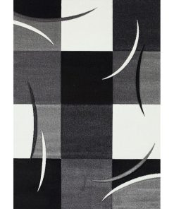 Tapis salon 240x340 DIAVIRGULE Gris OEKO TEX idéal pour Salle à manger - Gris