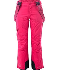 Bejo Pantalon de ski Halvar pour filles - Rose fushia