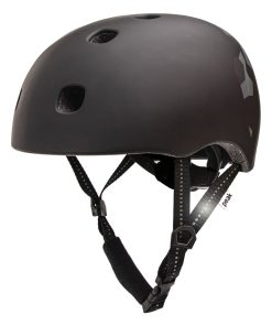 Casque de Vélo Skater pour Ados et Adultes| Carrés Noirs M/L |EN1078 Certifié - Noir Noir