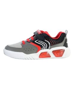 Basket à Scratch Enfant Geox Illuminus - Gris