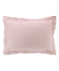 Taie d'oreiller percale de coton - Rose