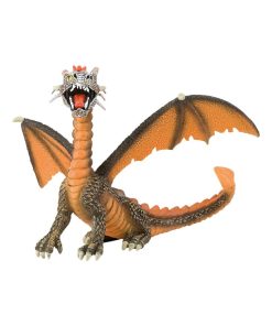 Figurine Dragon orange assis - N/A