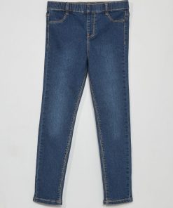 Tregging en denim - Bleu