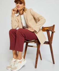 Veste blazer mi-longue - Beige