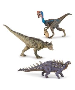 Kit Dinosaures Papo : Carnosaure, Oviraptor et Polacanthus - N/A