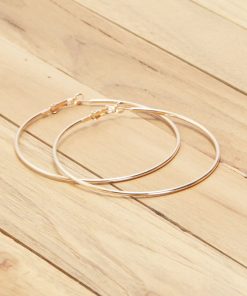 Boucles d'oreilles créoles - Doré