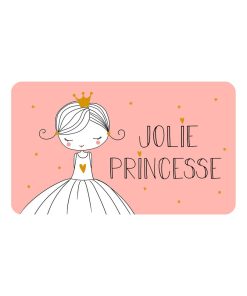 Set de table opaque Jolie princesse - Rose