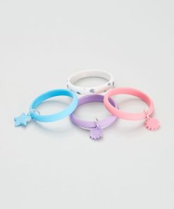 Lot de 4 bracelets - Bleu