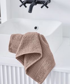 Lot de 2 serviettes 30 x 50 cm - Rose