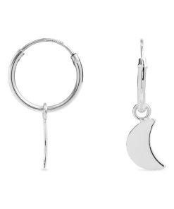 Boucles d'oreilles, essential en argent 925 avec finition rhodiée - Argent