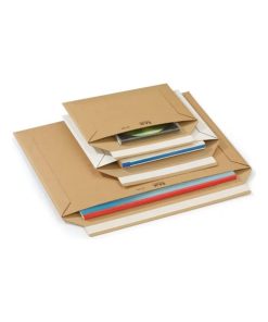10 pochettes en carton - 46,2 x 36,2 cm - Marron