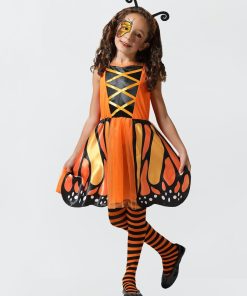 Robe 'papillon' - Déguisement - orange