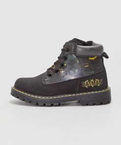 Bottines style montagne - 'Batman' - noir