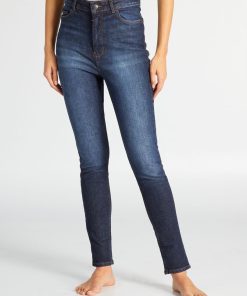Jean skinny à taille haute - L32 - Brut