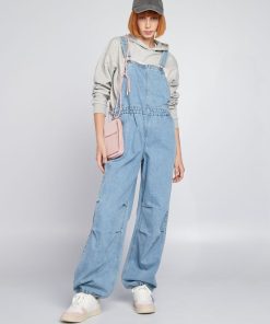 Salopette en denim - Bleu