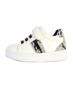 Basket À Lacets Enfant Geox Djrock - Blanc