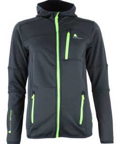 Blouson polarshell garçon ECAMPUS - Noir Vert