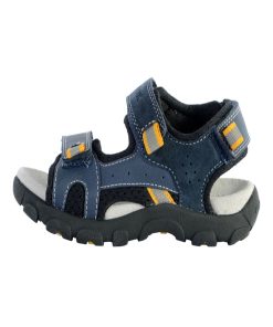 Sandales Cuir Enfant Geox Strada - Bleu