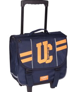 CARTABLE A ROULETTES 38 CM CAMPS ATHLEISURE - Bleu marine
