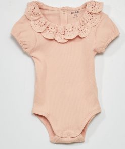 Body avec col fantaisie - Rose