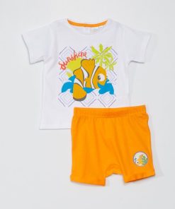 T-shirt + short 'Nemo' - 2 pièces - blanc