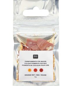 Colorant pour bougie orange-rouge 5 g - Rouge