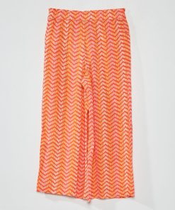 Pantalon large - Orange