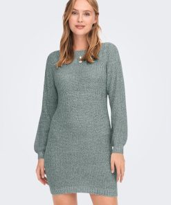 Robe pull 'JDY' - Bleu gris