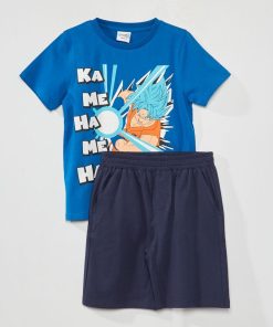 Ensemble débardeur + short 'Dragon Ball Z' - 2 pièces - bleu