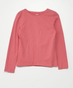 Lot de 3 tee-shirts à manches longues - Bleu/Bleu marine/rose