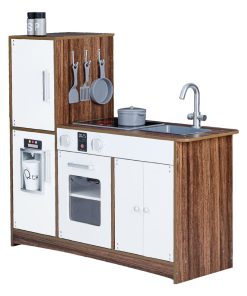 Cuisine enfant jeu en bois garçon fille mixte avec 10 accessoires blanche Palm Springs Teamson Kids - N/A