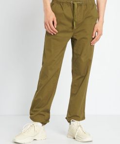 Pantalon esprit 'jogger' - Kaki