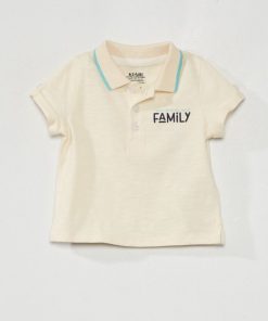Polo en jersey - Blanc