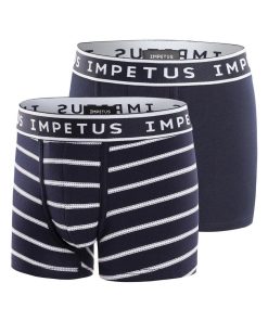 Pack de 2 boxers en coton - Bleu
