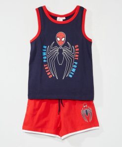 Ensemble 'Spider-Man' 'Marvel' - 2 pièces - bleu marine