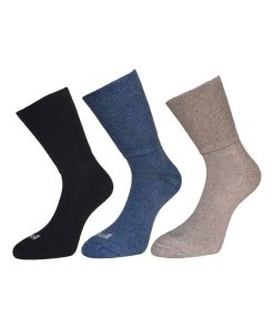 Lot de 3 Paires de Chaussettes femme Warm demi bouclette Scholl - Bleu