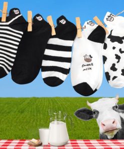 Coffret Chaussettes Languette Vache (Lot x5)- Sockup- 35-42 - Multicolore
