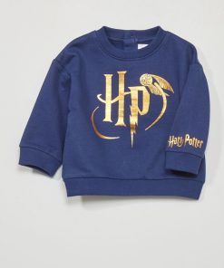 Sweat 'Harry Potter' col rond - Bleu