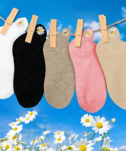 Socquettes En Coton Fleurs- Sockup- 35-42 - Multicolore