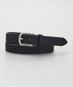 Ceinture simili toucher doux - noir