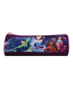 BAGTROTTER Trousse scolaire ronde Princesses Rose - Multicolore