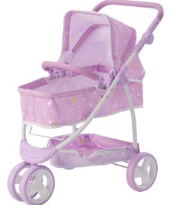 Poussette landau nacelle 2en1 pour poupée poupon de 40-45 cm Olivia’s Little World OL-00010 - N/A