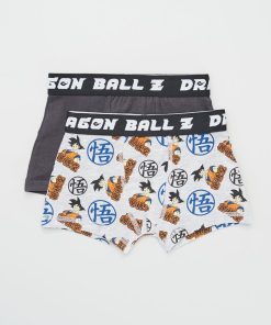 Lot de 2 boxers 'Dragon Ball Z' - Noir/bleu