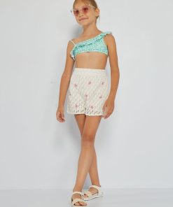 Short en crochet - Ecru