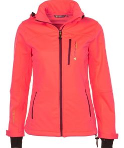 Blouson softshell fille GANNE - Orange