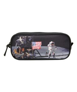 Trousse scolaire rectangulaire Nasa Astronaute Noire Bagtrotter - Noir