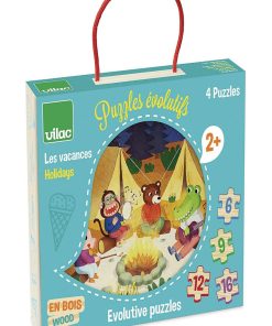 4 Puzzles Evolutifs Les Vacances - N/A