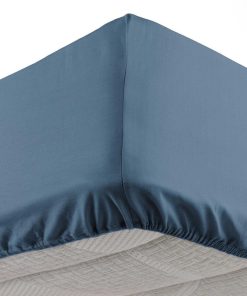Drap housse microfibre Collection Oscare - Bleu