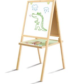 Tableau double face pliable en bambou naturel Hape - N/A